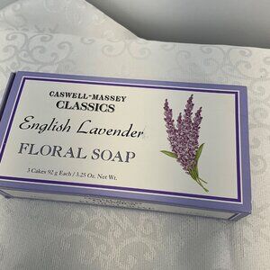 Caswell-Massey Classics English Lavender Floral Soap Set‎